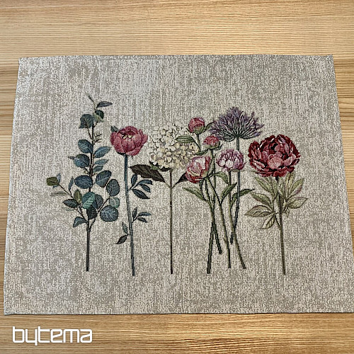 Tapestry tablecloth and shawl FLORES TIME