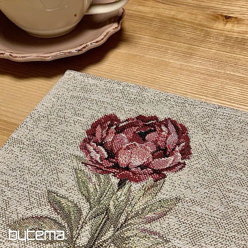 Tapestry tablecloth and shawl FLORES TIME