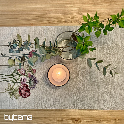 Tapestry tablecloth and shawl FLORES TIME