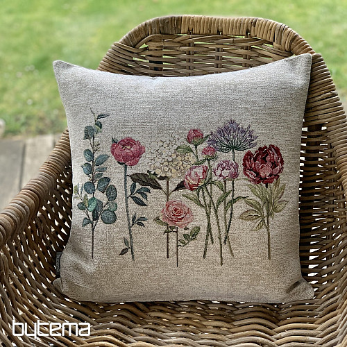 Tapestry cushion cover FLORES TIME