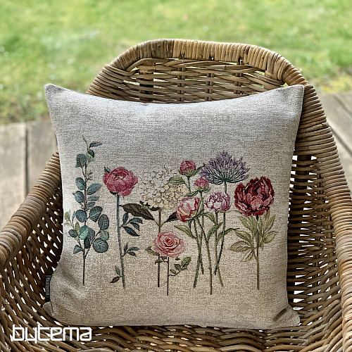 Tapestry cushion cover FLORES TIME