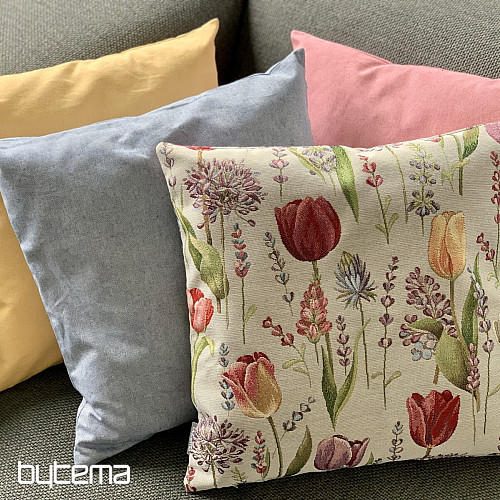 Tapestry cushion cover TULIP SPRING