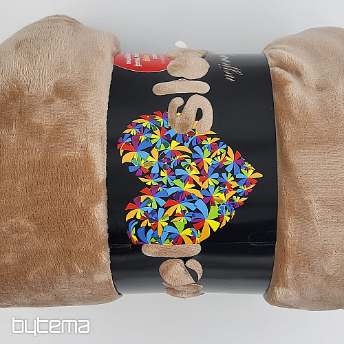 Blanket Ovečka smooth CHOCOLATE