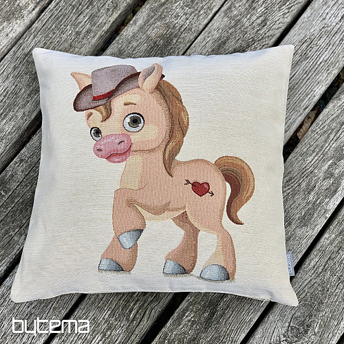 Tapestry pillowcase HORSE