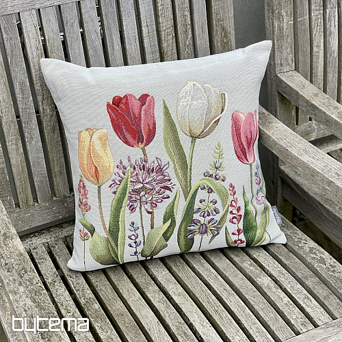 Tapestry cushion cover TULIP SPRING III