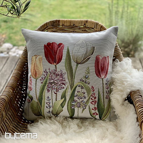 Tapestry cushion cover TULIP SPRING III