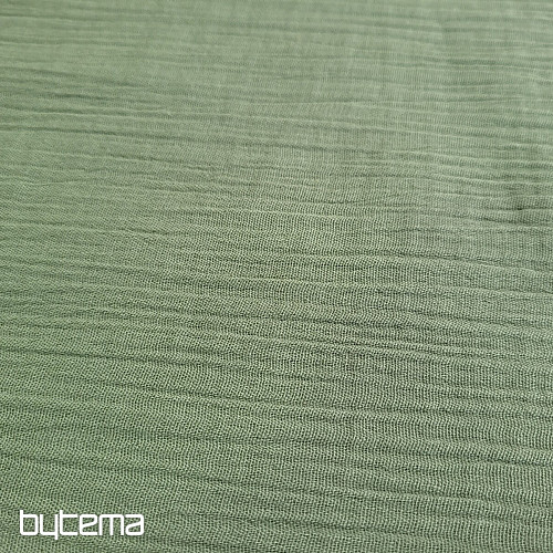 Cotton fabric GAUZE KHAKI