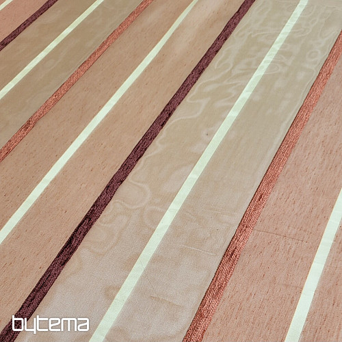 Decorative fabric with stripes