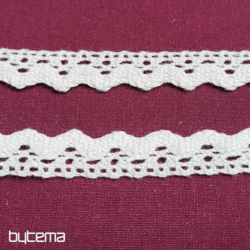 Cotton lace 5420 16mm WHITE