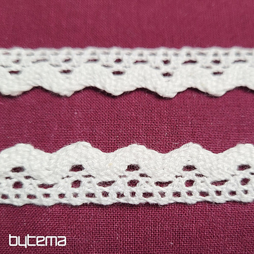 Cotton lace 5420 16mm WHITE