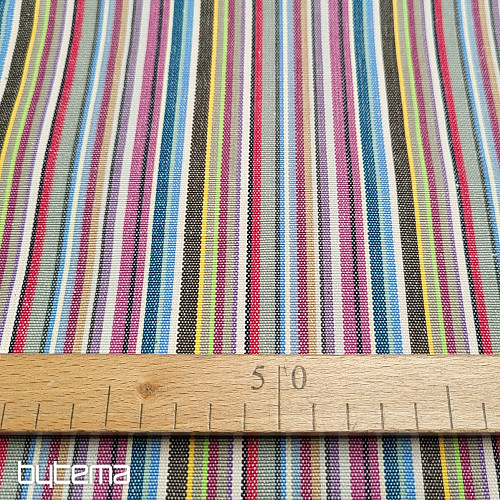 CHAIR FABRIC BLUE PURPLE STRIPE