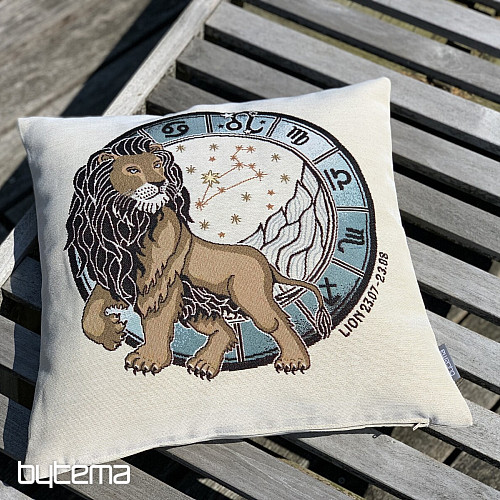Tapestry cushion cover LION