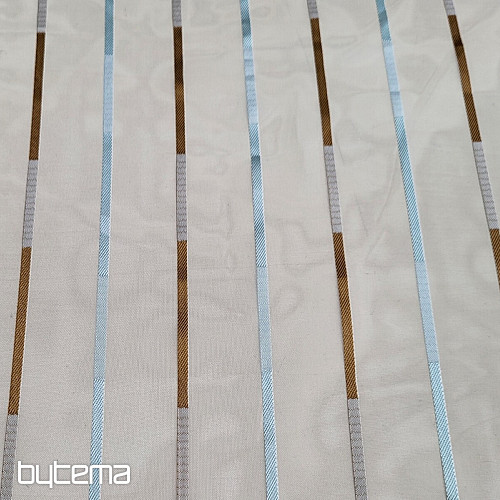 Voile curtain LOLA colored stripes