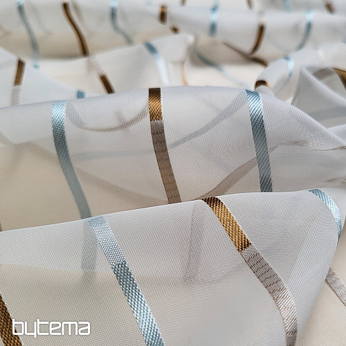 Voile curtain LOLA colored stripes