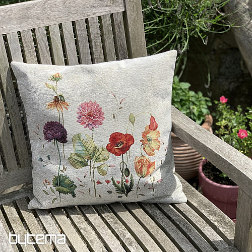 Tapestry cushion cover MEADOW FLOWERS