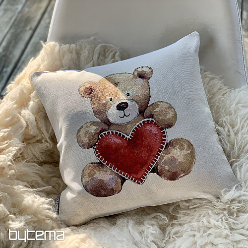 Tapestry cushion cover TEDDY BEAR
