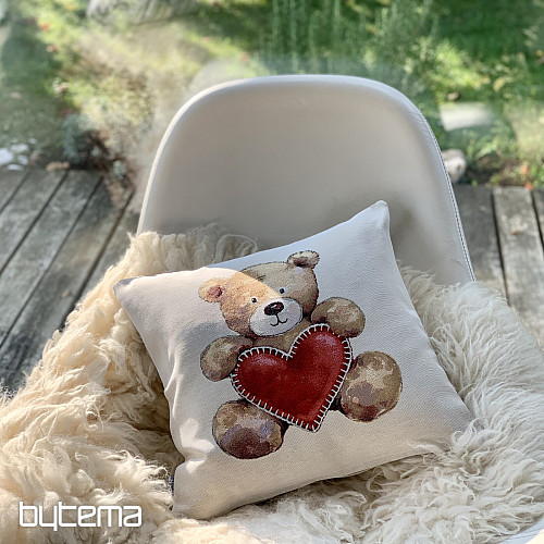 Tapestry cushion cover TEDDY BEAR