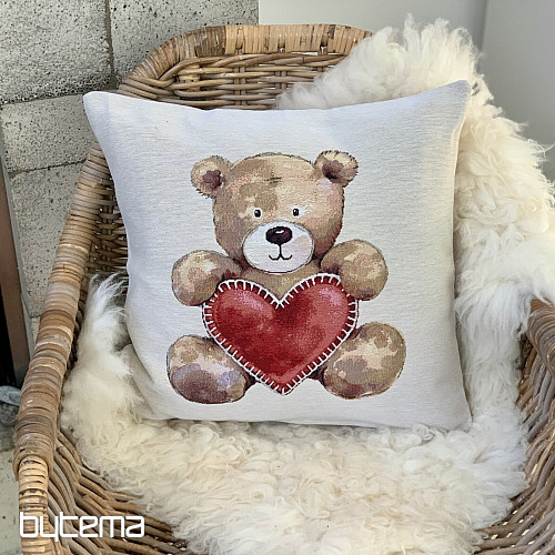 Tapestry cushion cover TEDDY BEAR