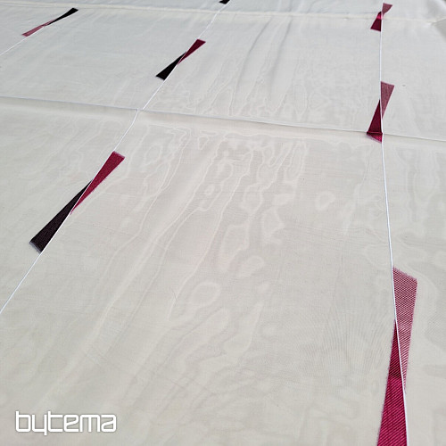 Voile curtain RASPBERRY