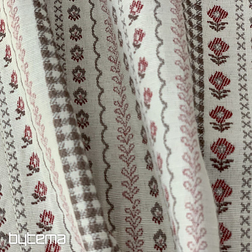 Table cloth and shawl TOSCANA VALERY RIGA BORDON STRIPE