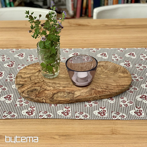 Tablecloth and shawl TOSCANA VALERY 17 HEARTS