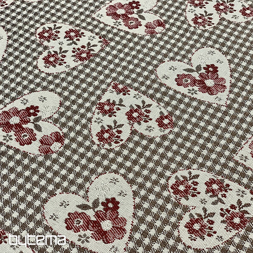 Tablecloth and shawl TOSCANA VALERY 17 HEARTS