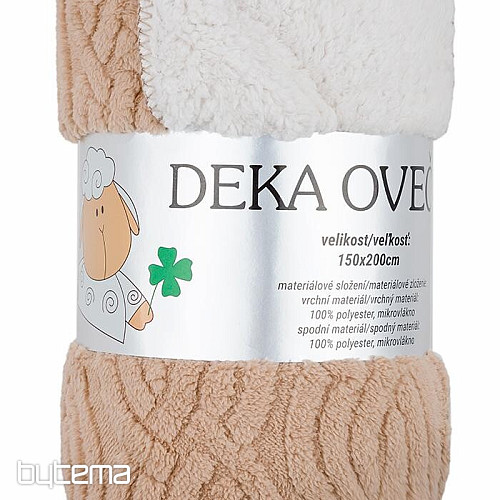 blanket Ovečka COPY CHOCOLATE 150 x 200