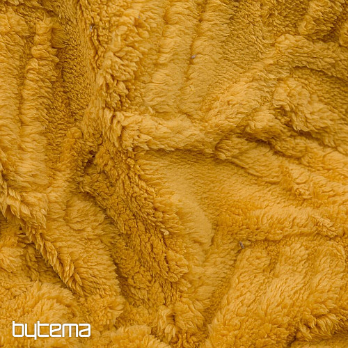 blanket Ovečka LINES OKROVÁ 150 x 200