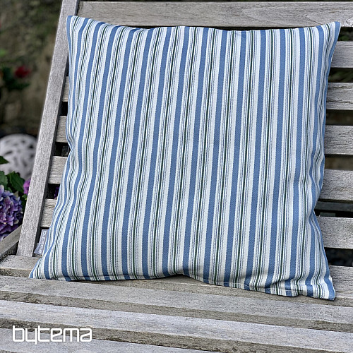 Cushion cover TOSCANA MULTI STRIPE blue