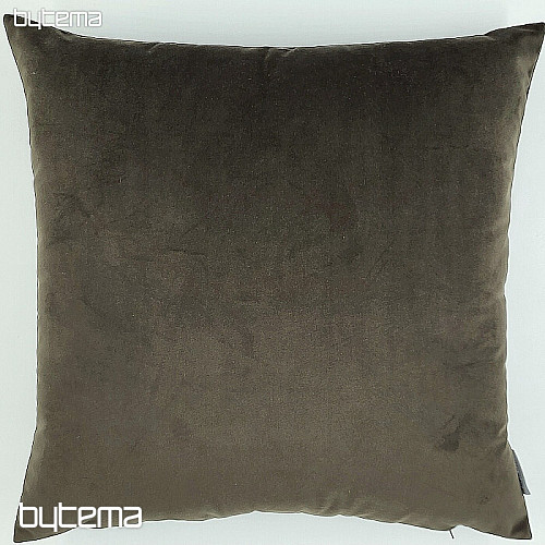 Velvet decorative fabric RIVIERA TM. BROWN