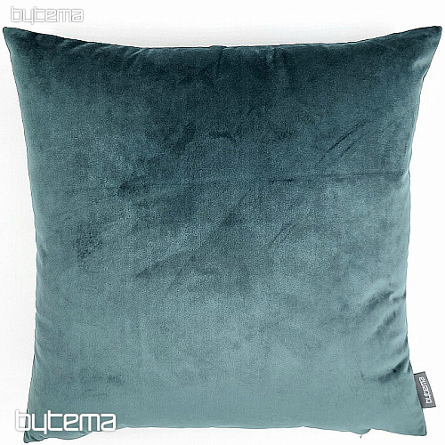 Velvet decorative fabric RIVIERA PETROLEJ