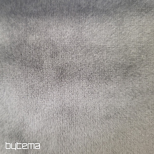 Velvet decorative fabric RIVIERA SV. GREY