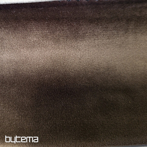 Velvet decorative fabric RIVIERA TAUPE