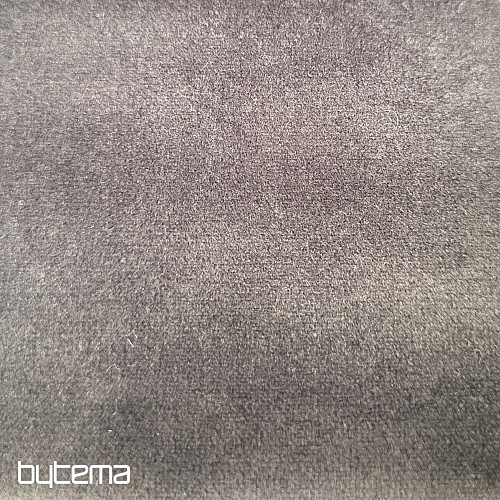 Velvet decorative fabric RIVIERA ANTHRACITE
