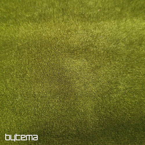 Velvet decorative fabric RIVIERA OLIVE
