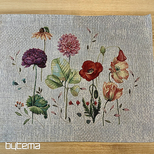Tapestry tablecloth and shawl MEADOW FLOWERS