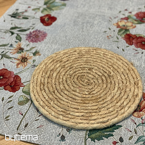 Tapestry tablecloth and shawl MEADOW FLOWERS