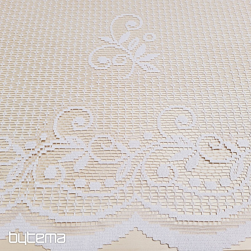 Jacquard curtain V 215 white