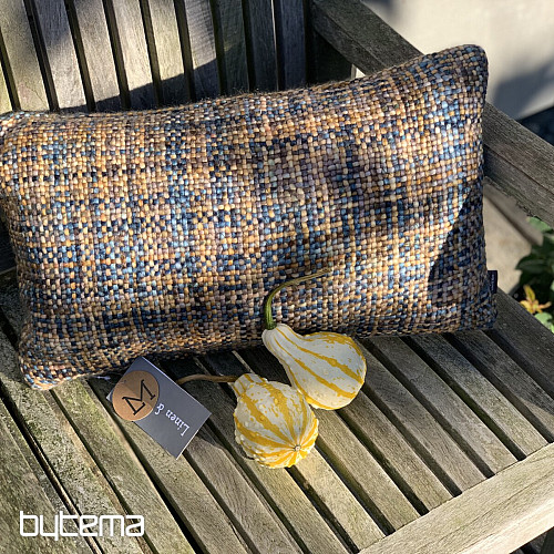 Luxury decorative pillow YARA BLUE