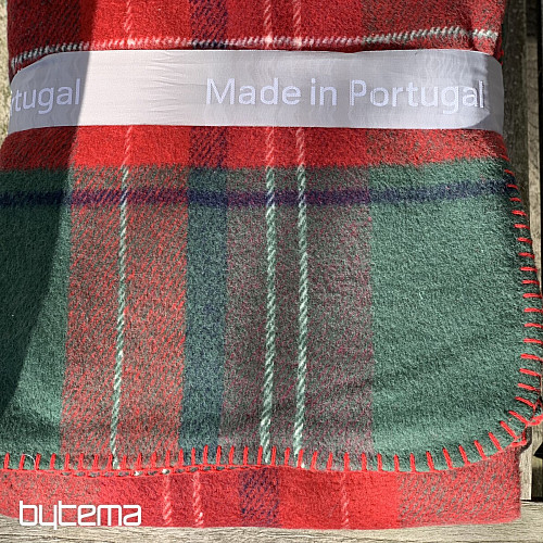 Blanket CHECKERED GREEN RED