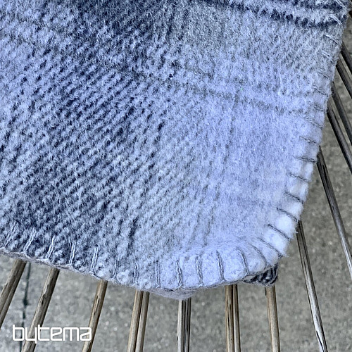 Blanket CHECKERED GREY WHITE