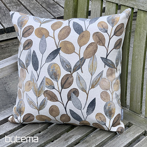 Decorative coating GRAY HOJAS LEAVES