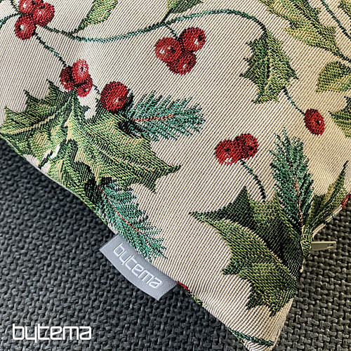 Christmas tapestry cover HOLLY