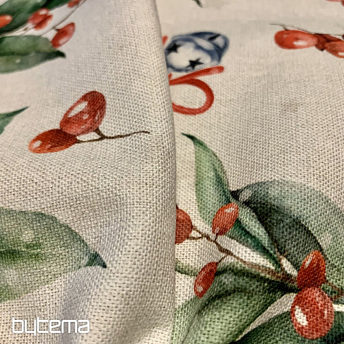Christmas tablecloth and scarf CESMÍN VELKÁ
