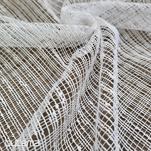Jacquard curtain 1600 white