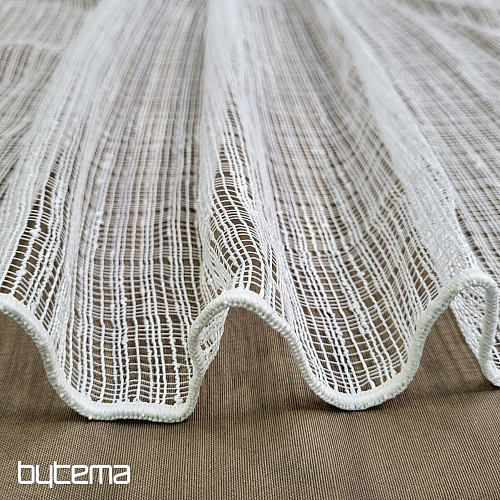 Jacquard curtain 1600 white