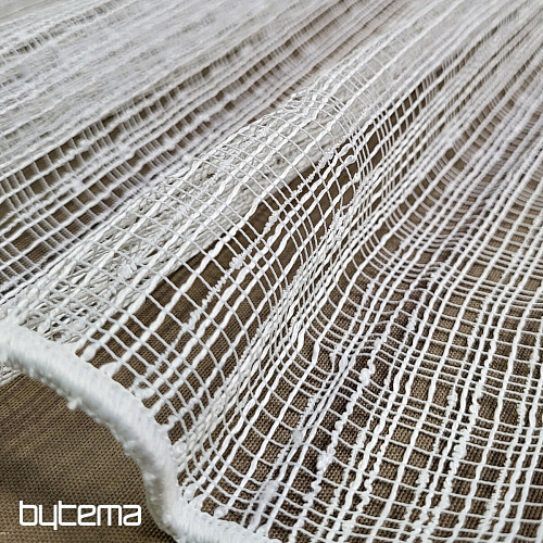 Jacquard curtain 1600 white