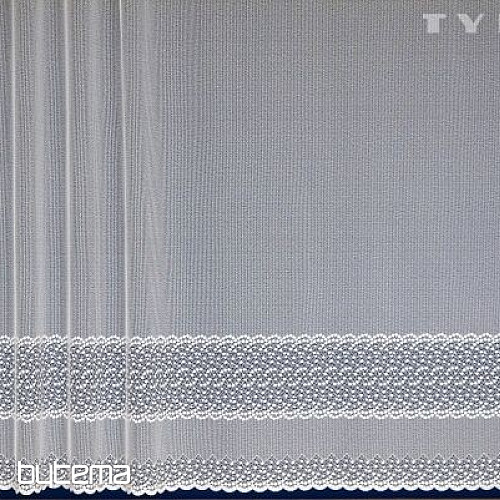 Jacquard curtain A3891 white