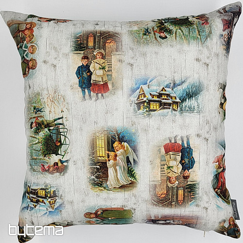 Christmas decoration cover CHILDREN IN WINTER