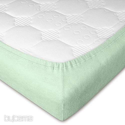 Terry cloth sheet color MENTOL